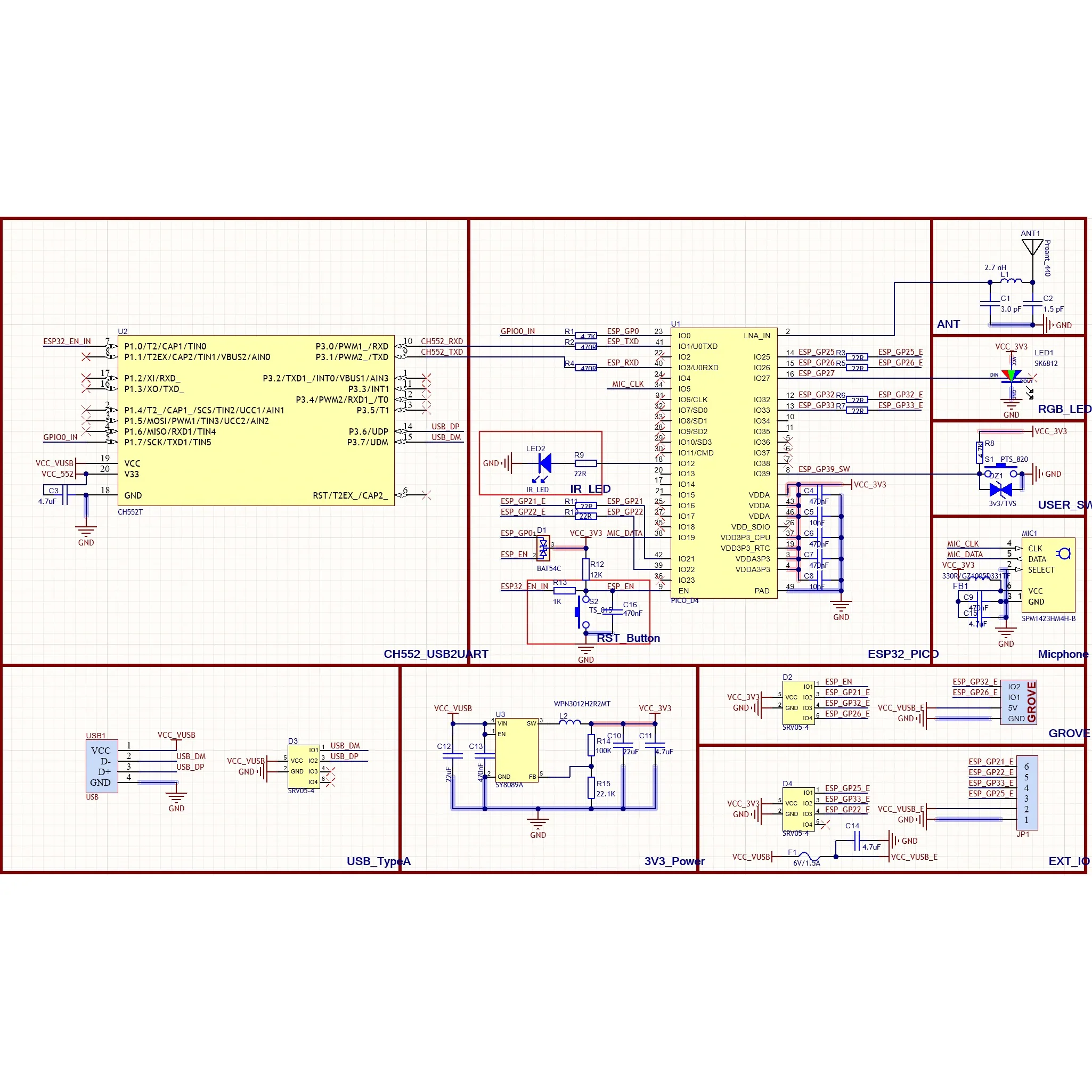 AtomU ESP32 Development Kit with USB-A - Image 14