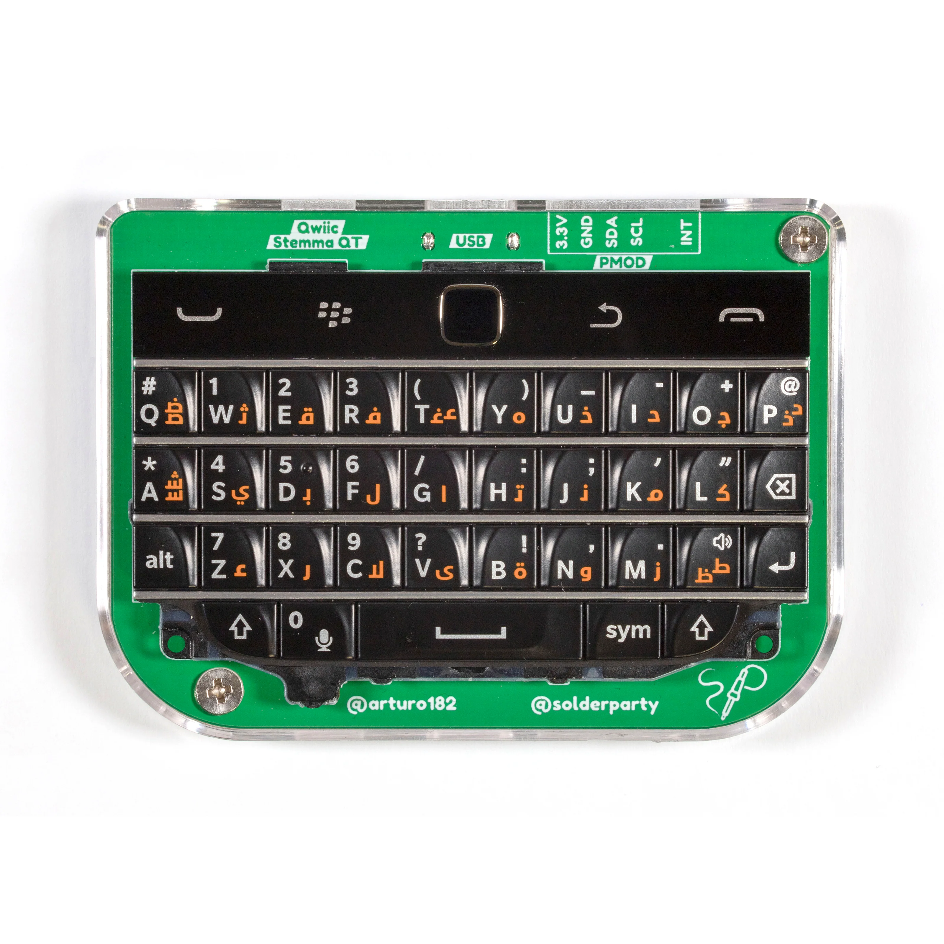 BB Q20 Keyboard with trackpad, USB/I2C/PMOD - Image 2