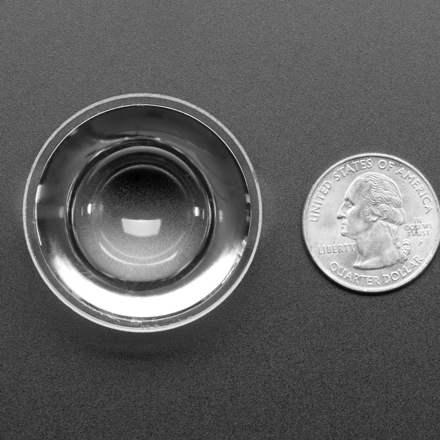 Convex Glass Lens with Edge - 40mm Diameter - Image 2