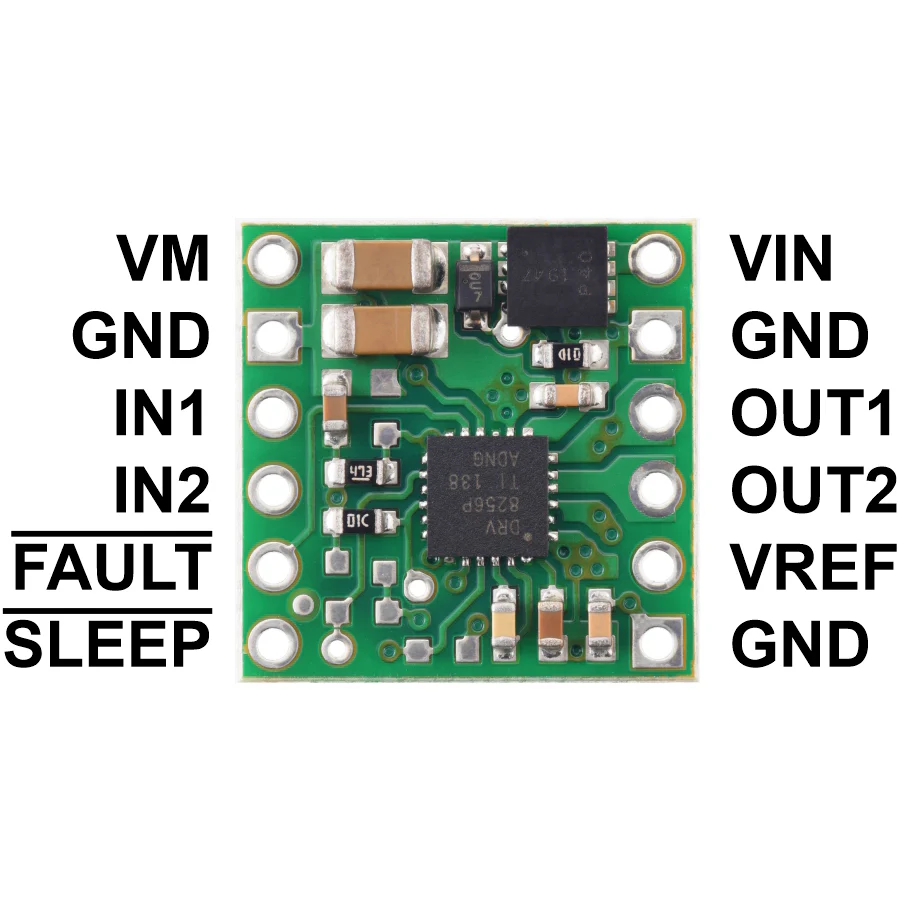DRV8256P Single Brushed DC Motor Driver Carrier - Image 5