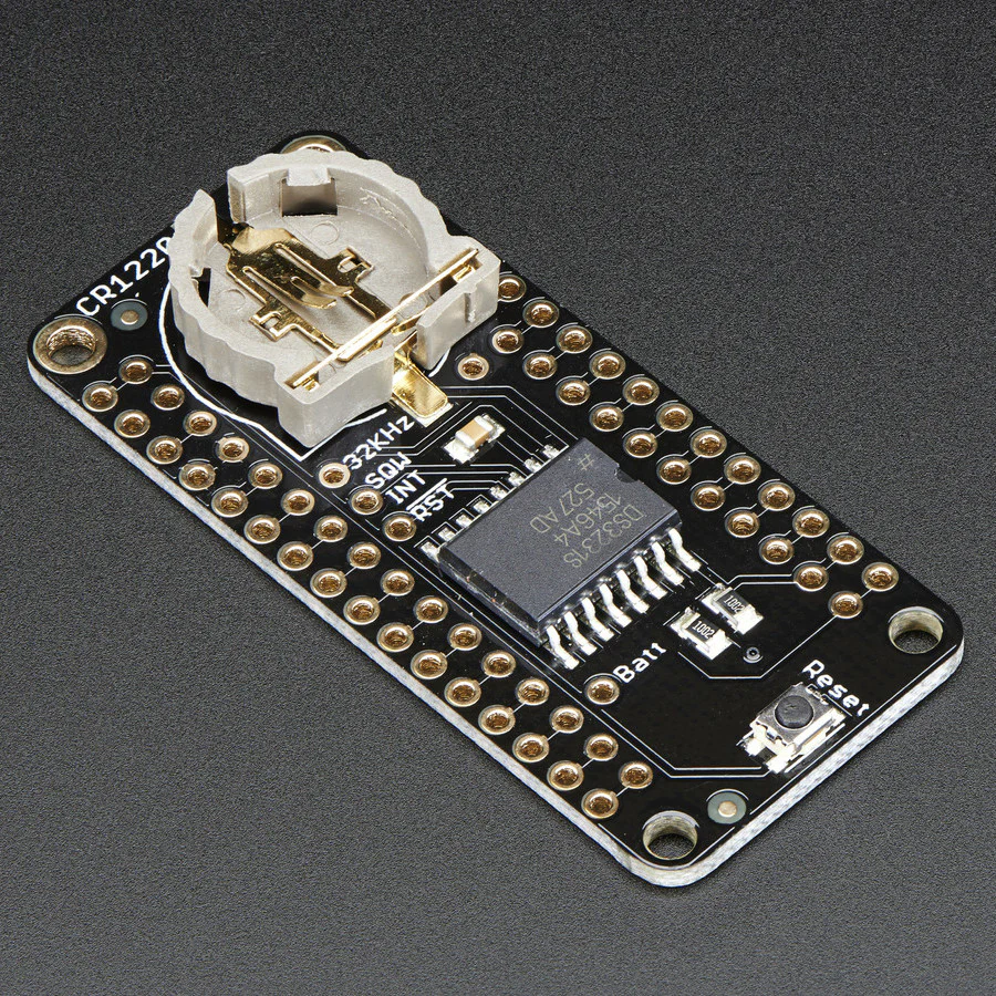 DS3231 Precision RTC FeatherWing - RTC Add-on For Feather Boards
