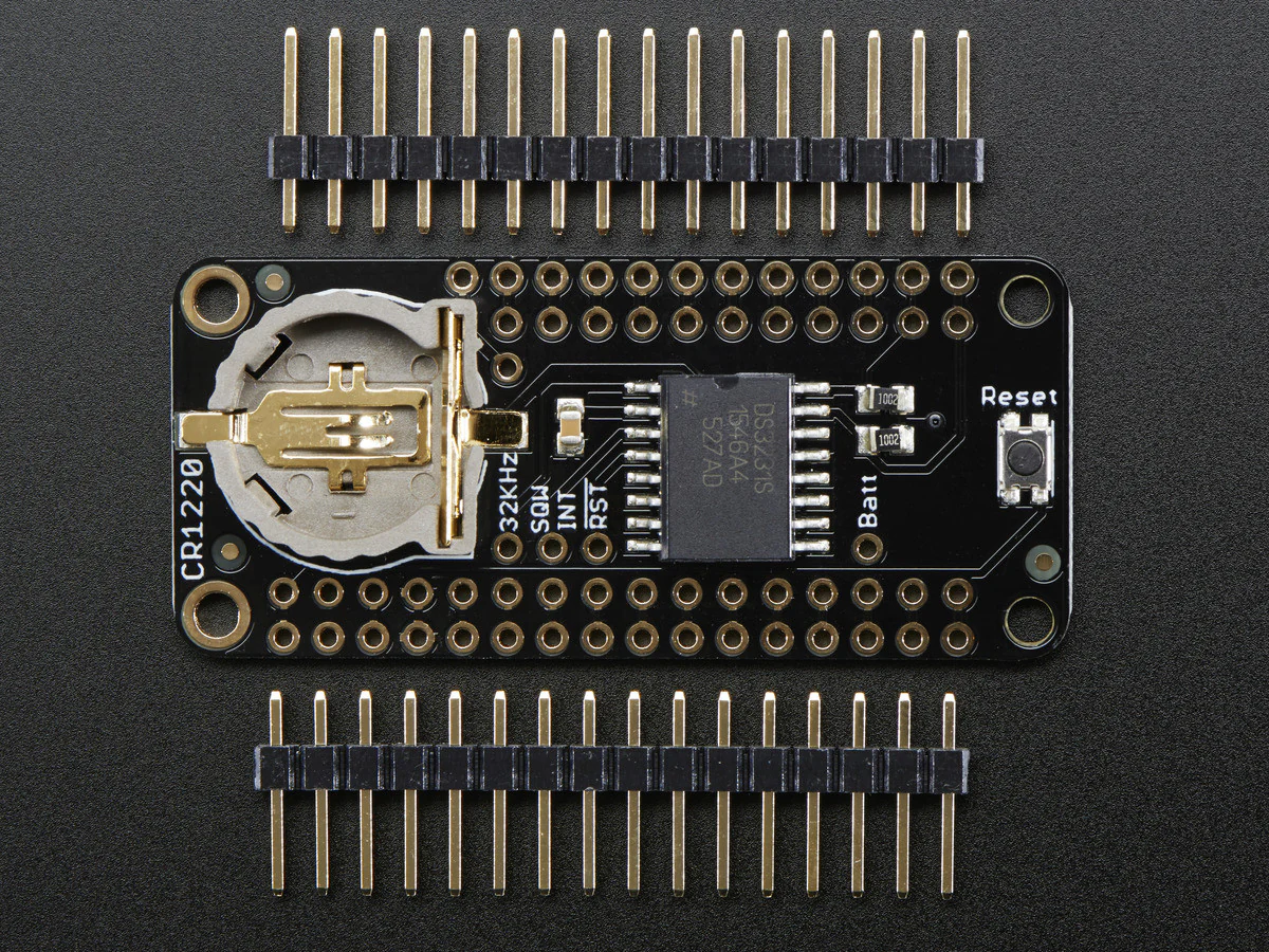 DS3231 Precision RTC FeatherWing - RTC Add-on For Feather Boards - Image 3