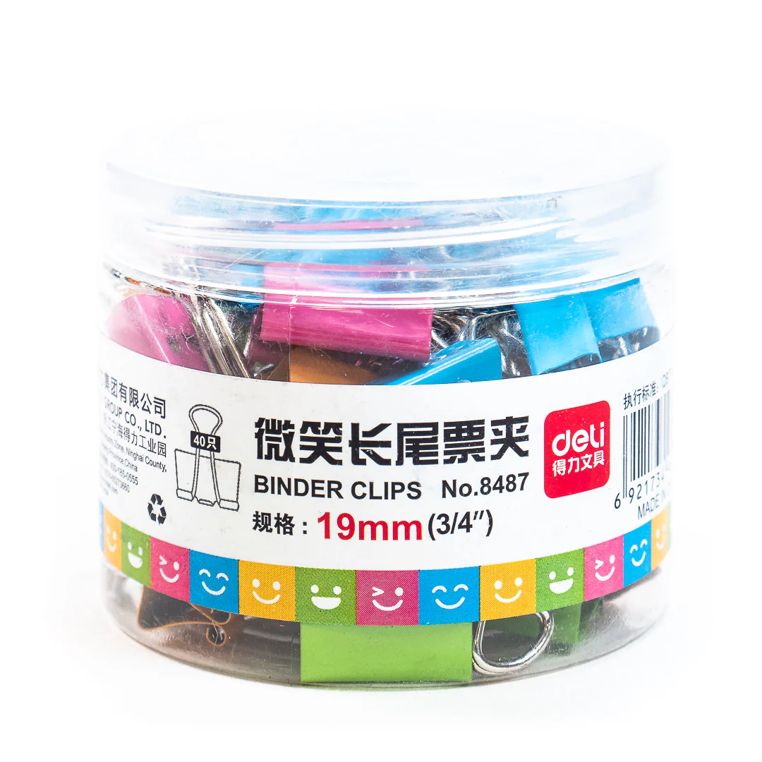 Emoji Binder Clips (tub of 40)