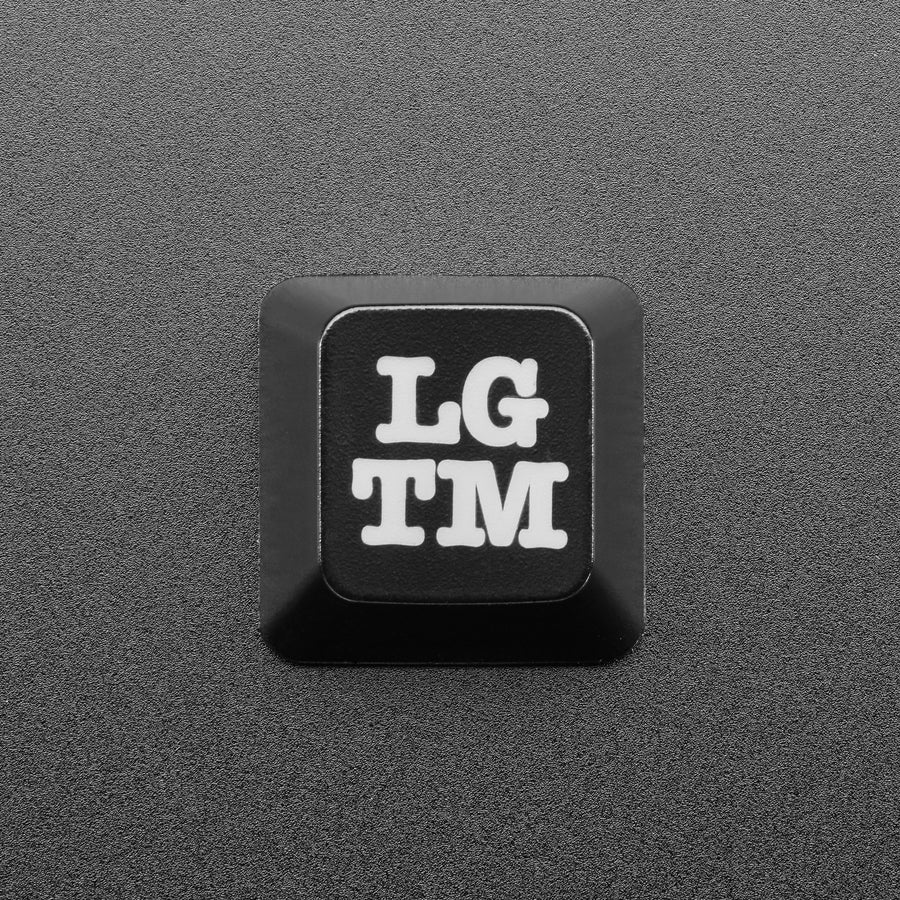 Etched Glow-Through Keycap with LGTM (Looks Good To Me) Acronym - MX Compatible Switches - Image 2