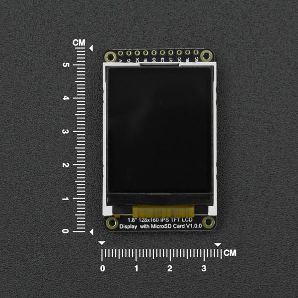 Fermion: 1.8" 128x160 IPS TFT LCD Display with MicroSD Card Slot (Breakout) - Image 2