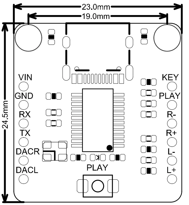 Fermion: DFPlayer Pro (Mini MP3 Player / 128MB Storage) - Image 7