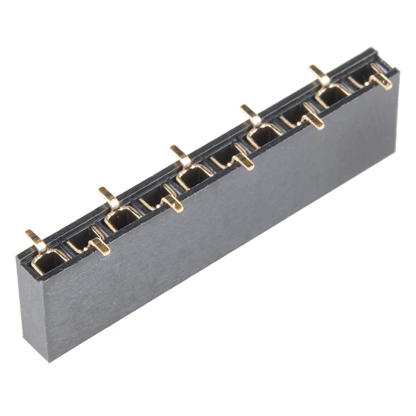 Header - 10-pin Female (SMD, 0.1") - Image 2