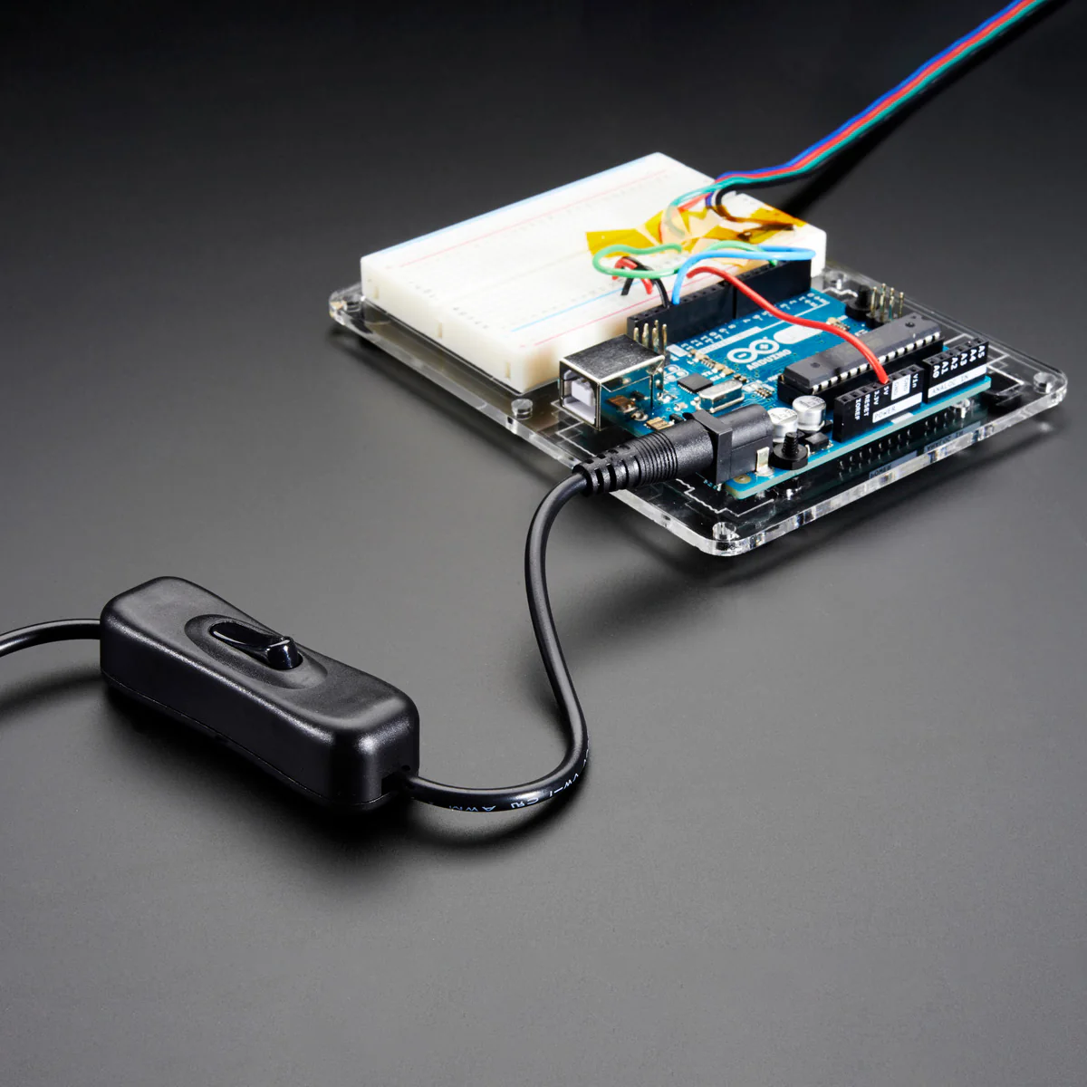 In-line power switch for 2.1mm barrel jack - Image 3
