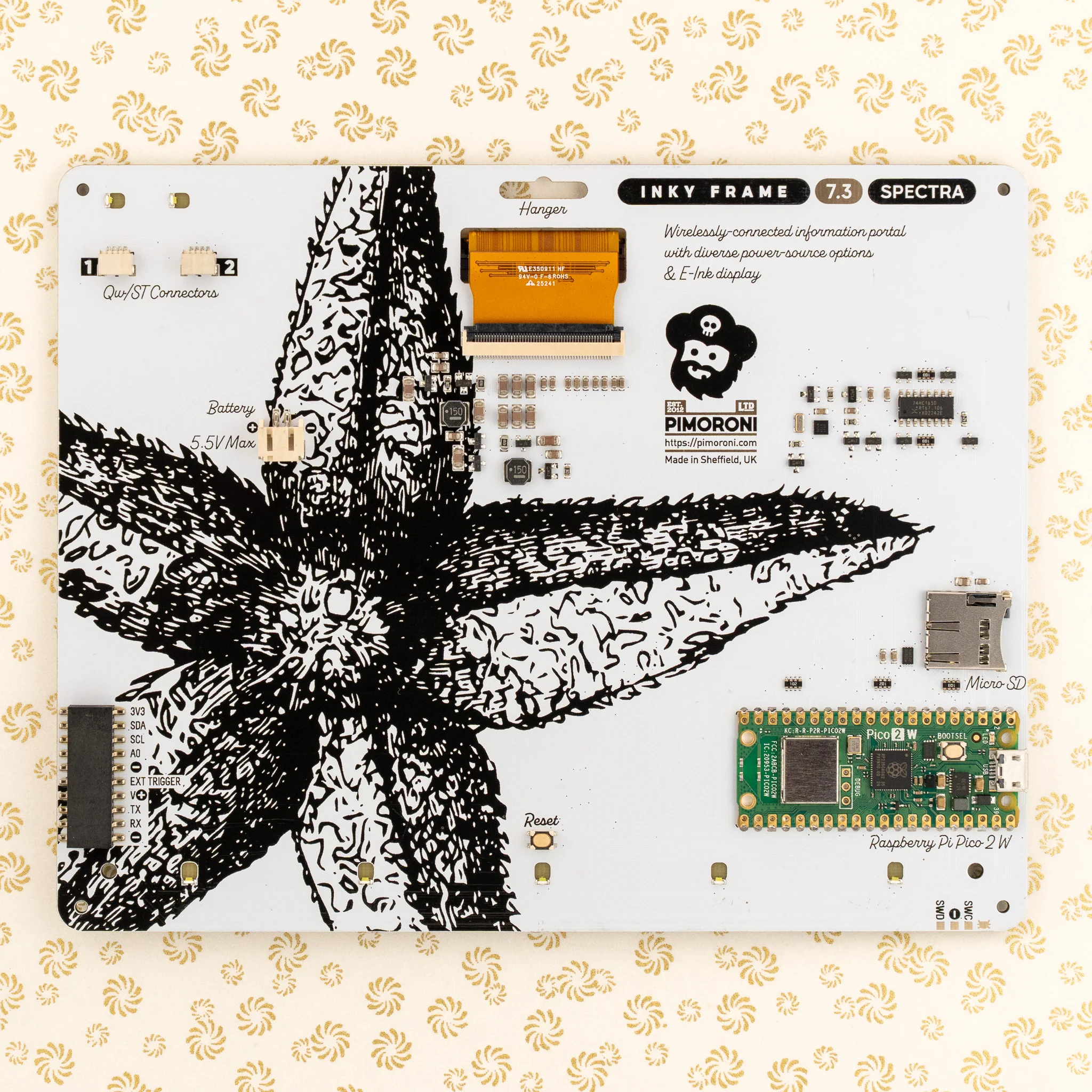 Inky Frame 7.3" (Pico 2 W Aboard)