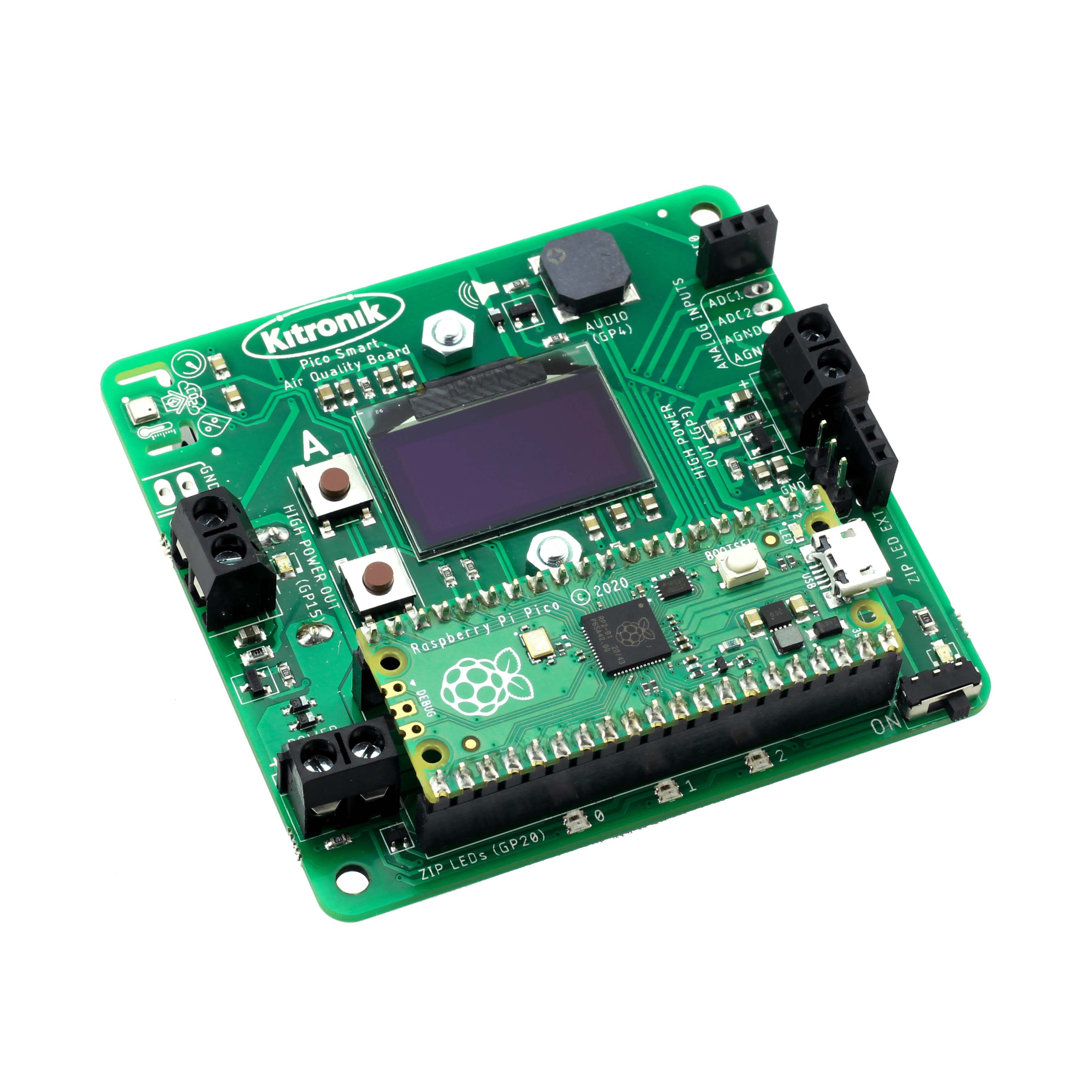 Kitronik Air Quality Datalogging Board for Pico - Image 3