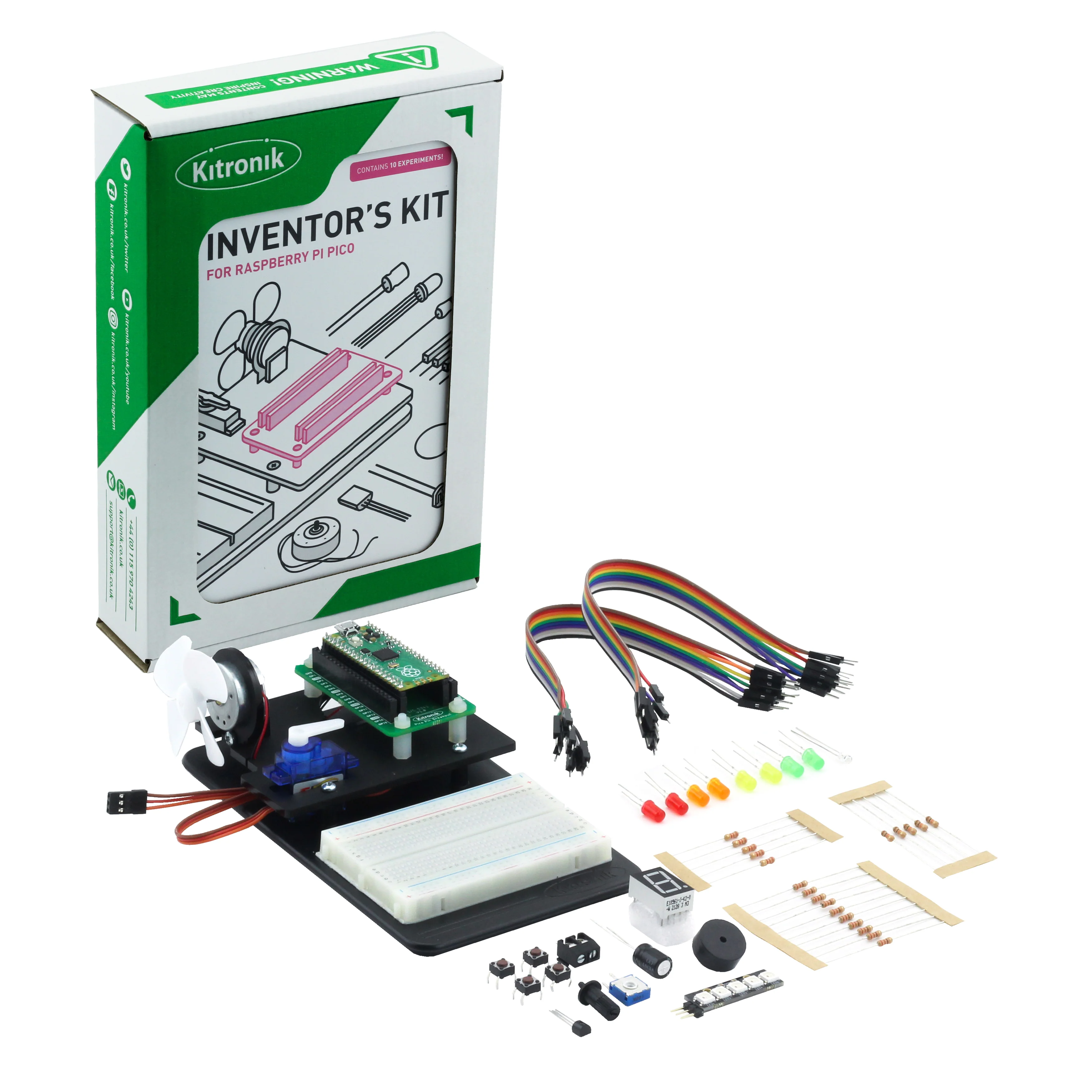 Kitronik Inventor's Kit for the Raspberry Pi Pico - Image 3