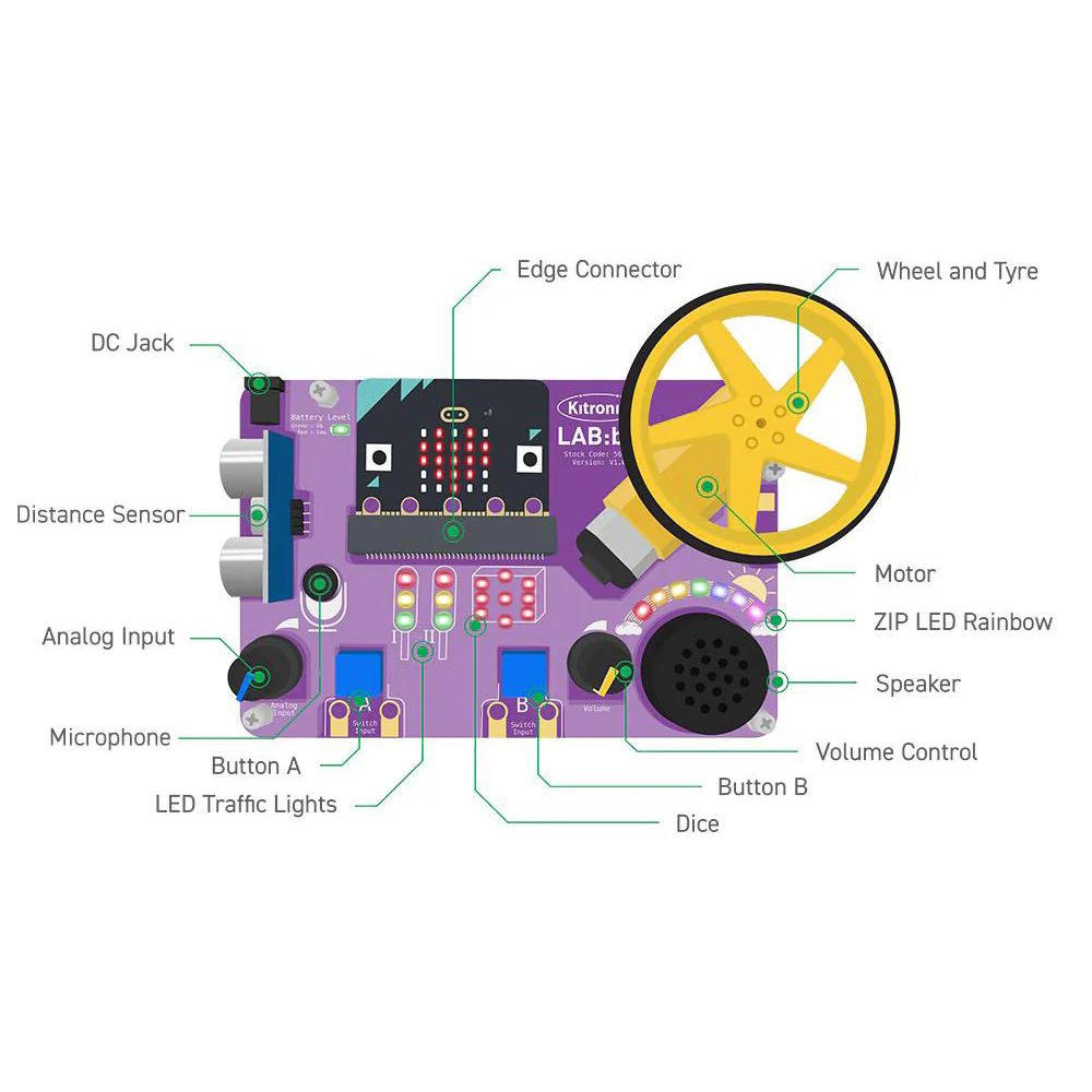 Kitronik LAB:bit educational platform for BBC micro:bit - Image 5
