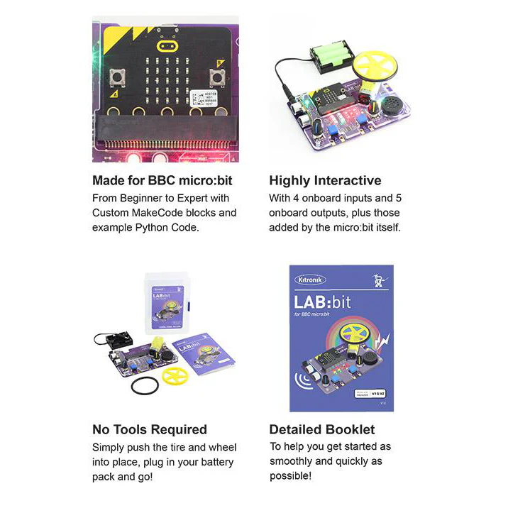 Kitronik LAB:bit educational platform for BBC micro:bit - Image 7