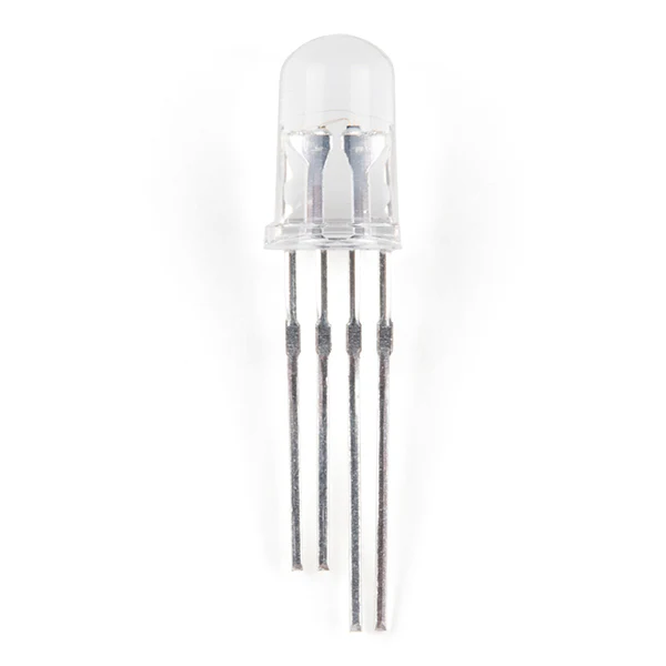 LED - RGB Addressable, PTH, 5mm Clear (5 Pack) - Image 2