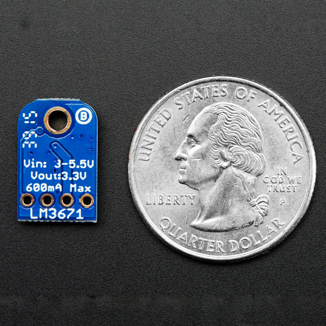 LM3671 3.3V Buck Converter Breakout - 3.3V Output 600mA Max - Image 3