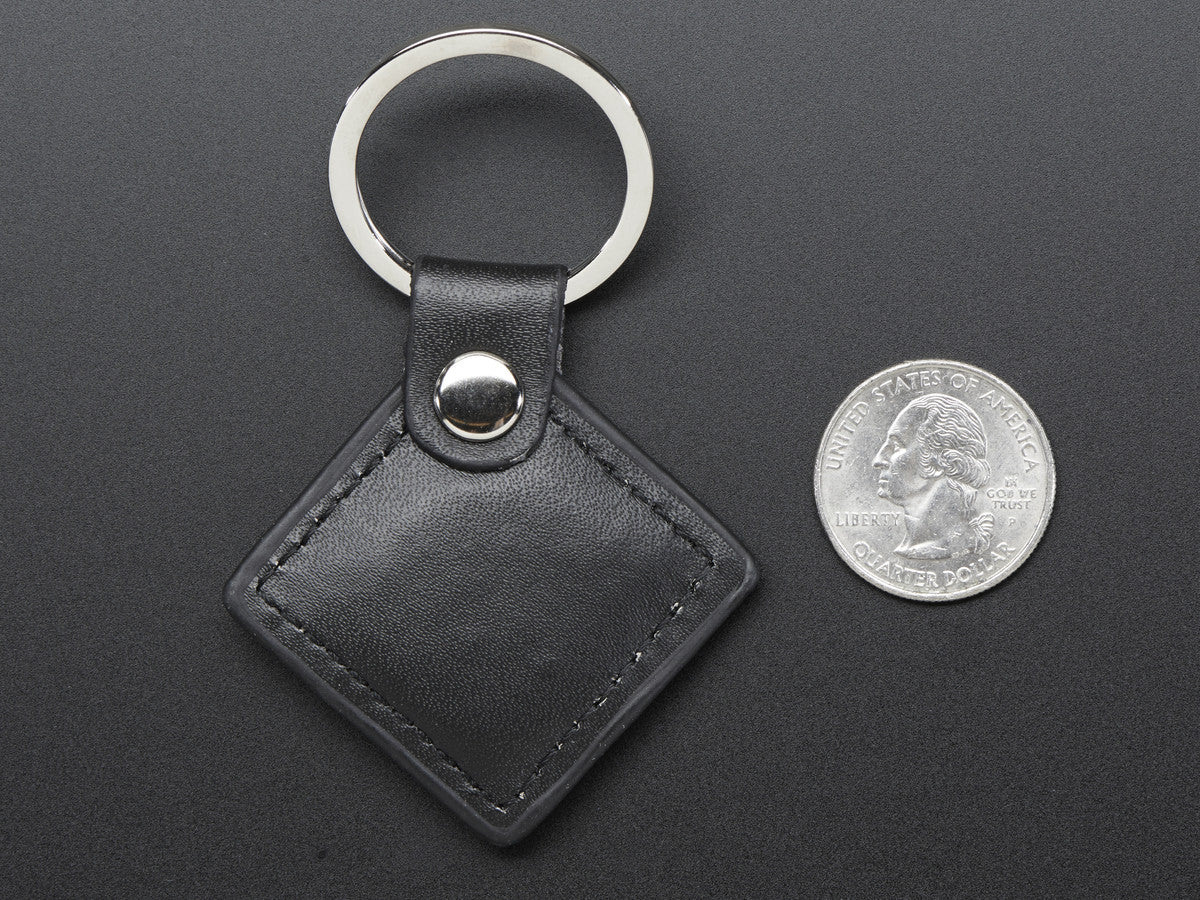 MiFare Classic (13.56MHz RFID/NFC) Leather Keychain Fob - 1KB - Image 2