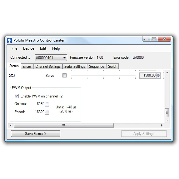 Mini Maestro USB Servo Controller - Image 12