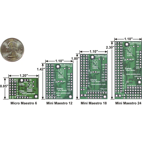 Mini Maestro USB Servo Controller - Image 5
