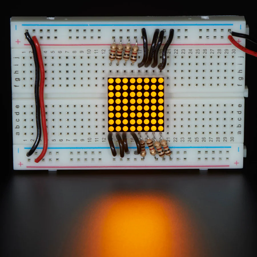 Miniature 8x8 Yellow LED Matrix - Image 4