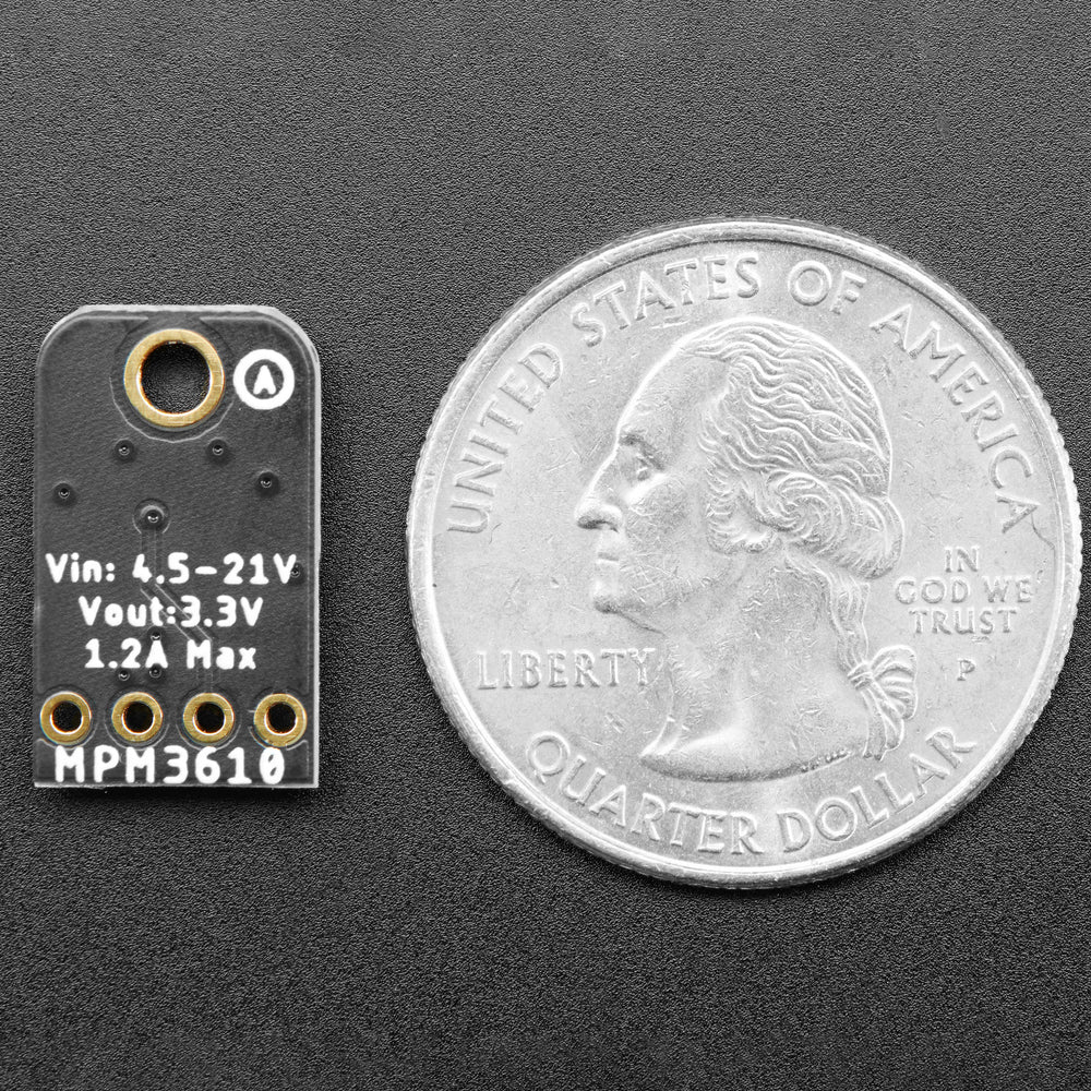 MPM3610 3.3V Buck Converter Breakout - 21V In 3.3V Out at 1.2A - Image 3