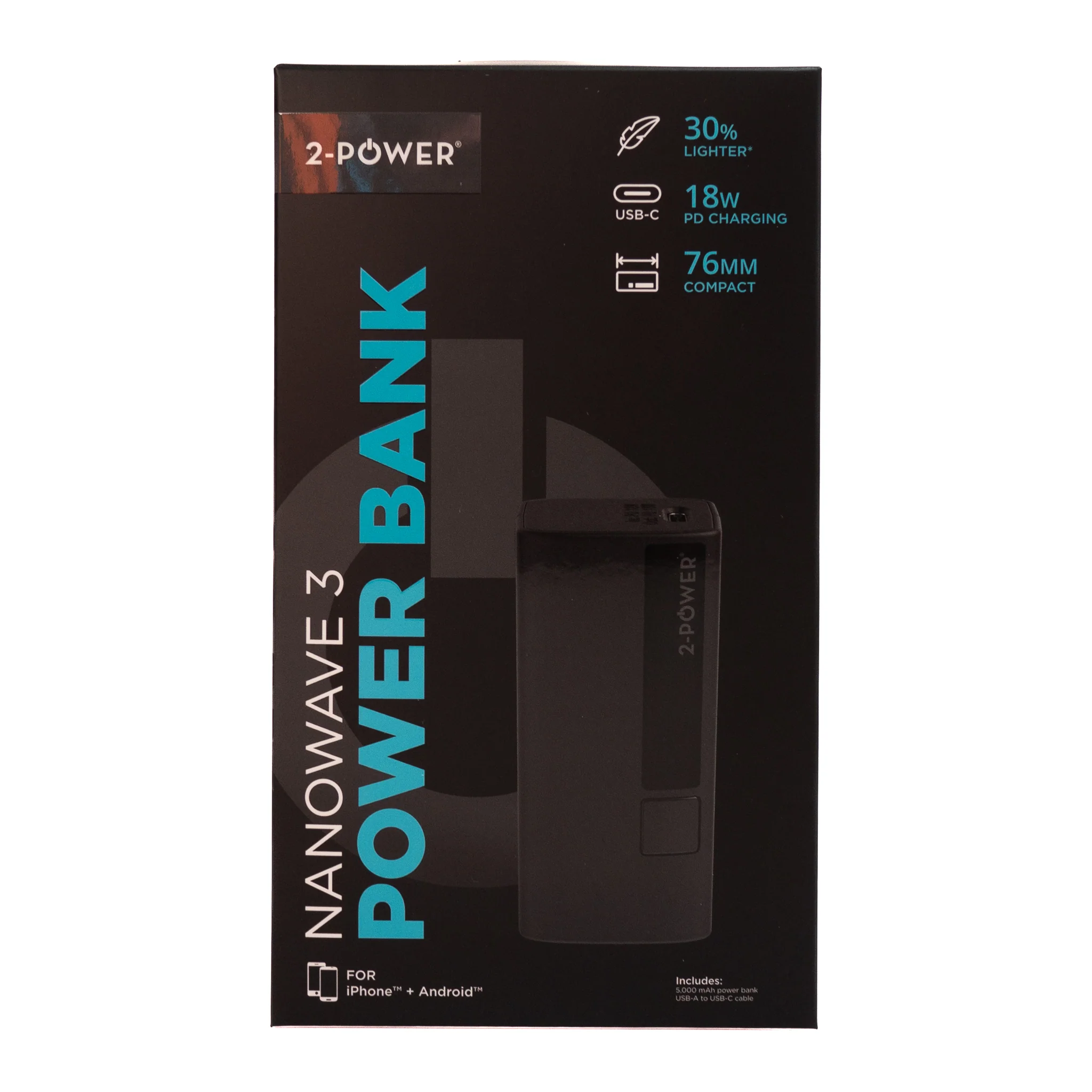 NanoWave 3 5000mAh USB-C & A Power Bank - Image 7