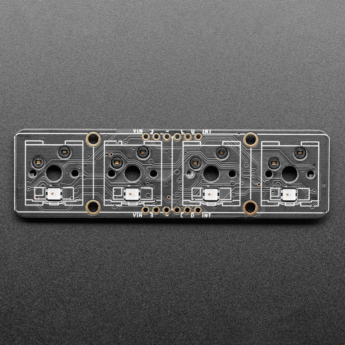 NeoKey 1x4 QT I2C - Four Mechanical Key Breakout with NeoPixels - Image 7