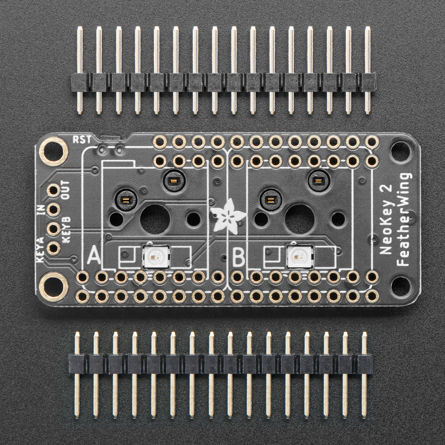 NeoKey FeatherWing - Two Mechanical Key Switches with NeoPixels - Image 4
