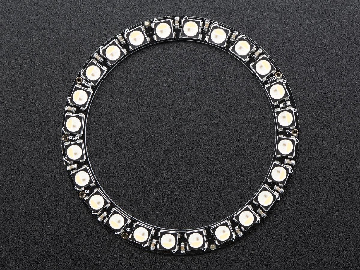 NeoPixel Ring - 24 x 5050 RGBW LEDs w/ Integrated Drivers - Image 5