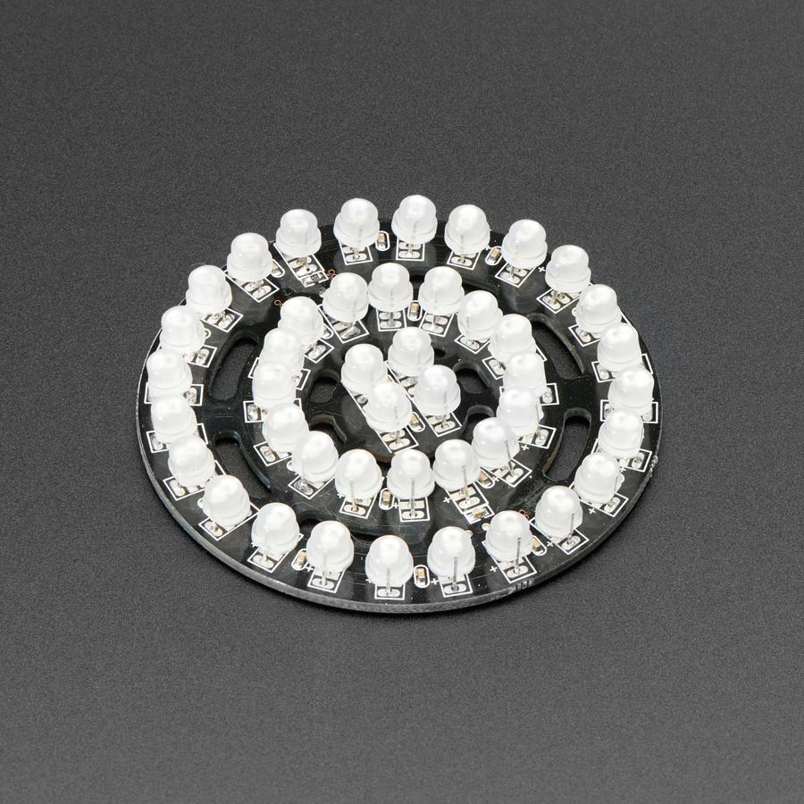 NeoPixel Triple-Ring Board with 44 Thru-Hole LEDs - 66mm Diameter - Image 2
