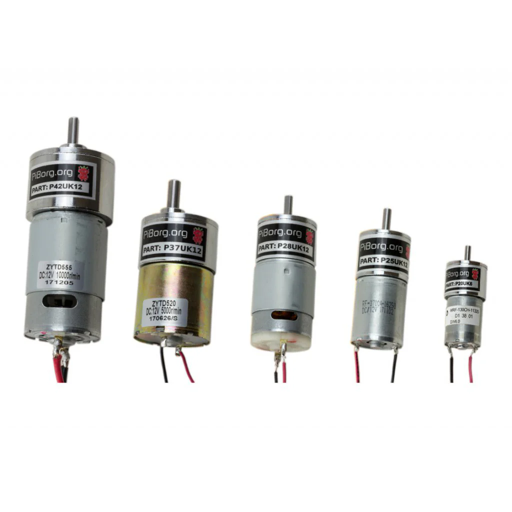 PiBorg Motor 12V 590RPM - 28mm - Image 3