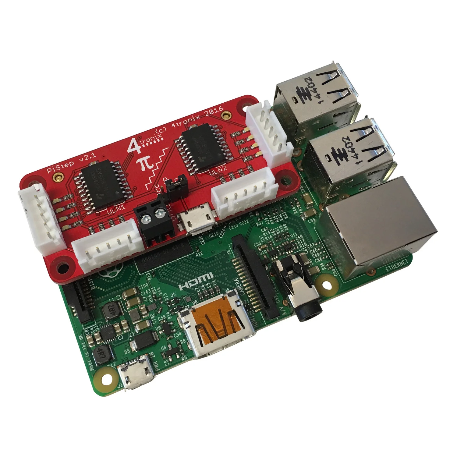 PiStep2 Quad Stepper Motor Control Board for Raspberry Pi - Image 2