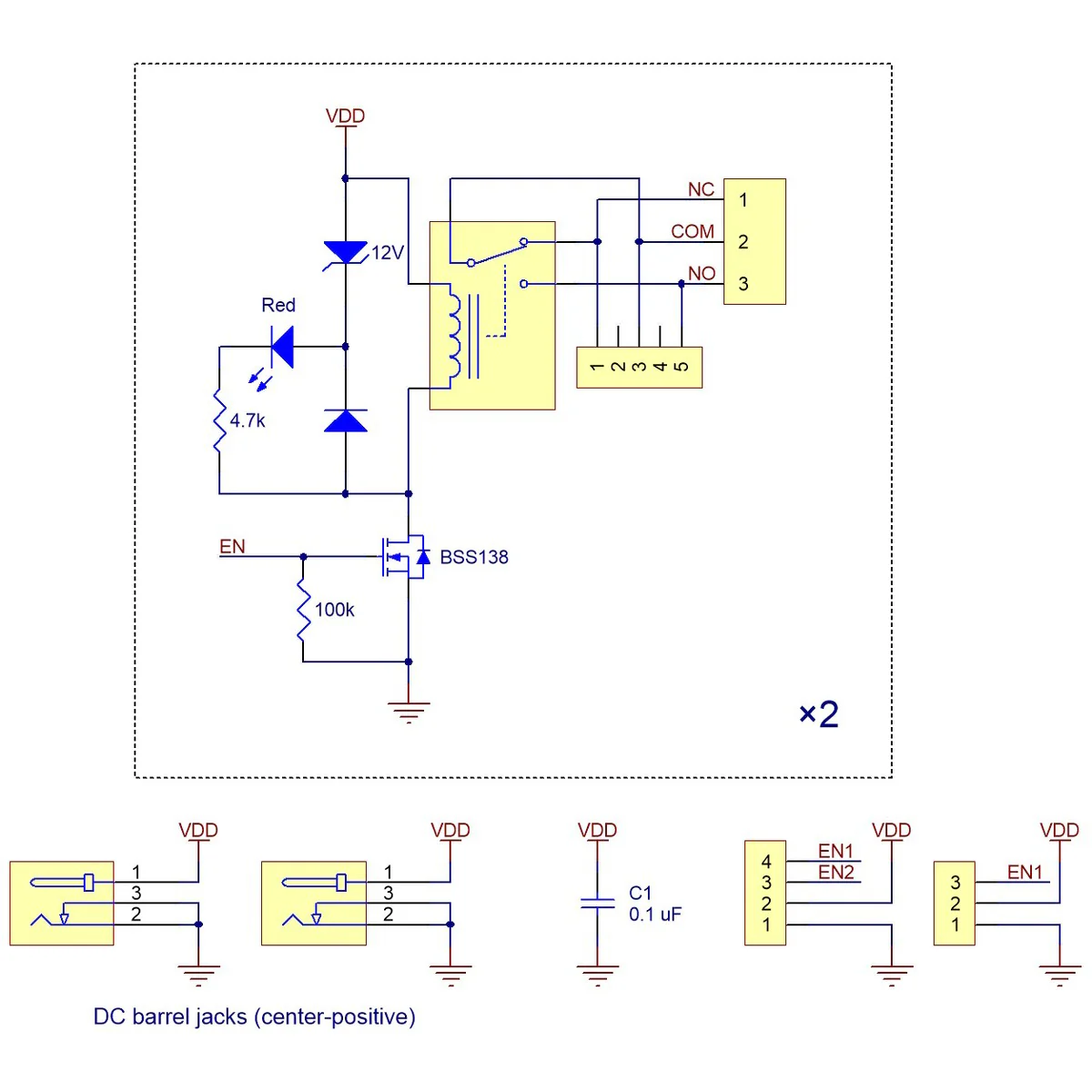 Pololu Basic 2-Channel SPDT Relay Carrier with 12VDC Relays (Assembled) - Image 3