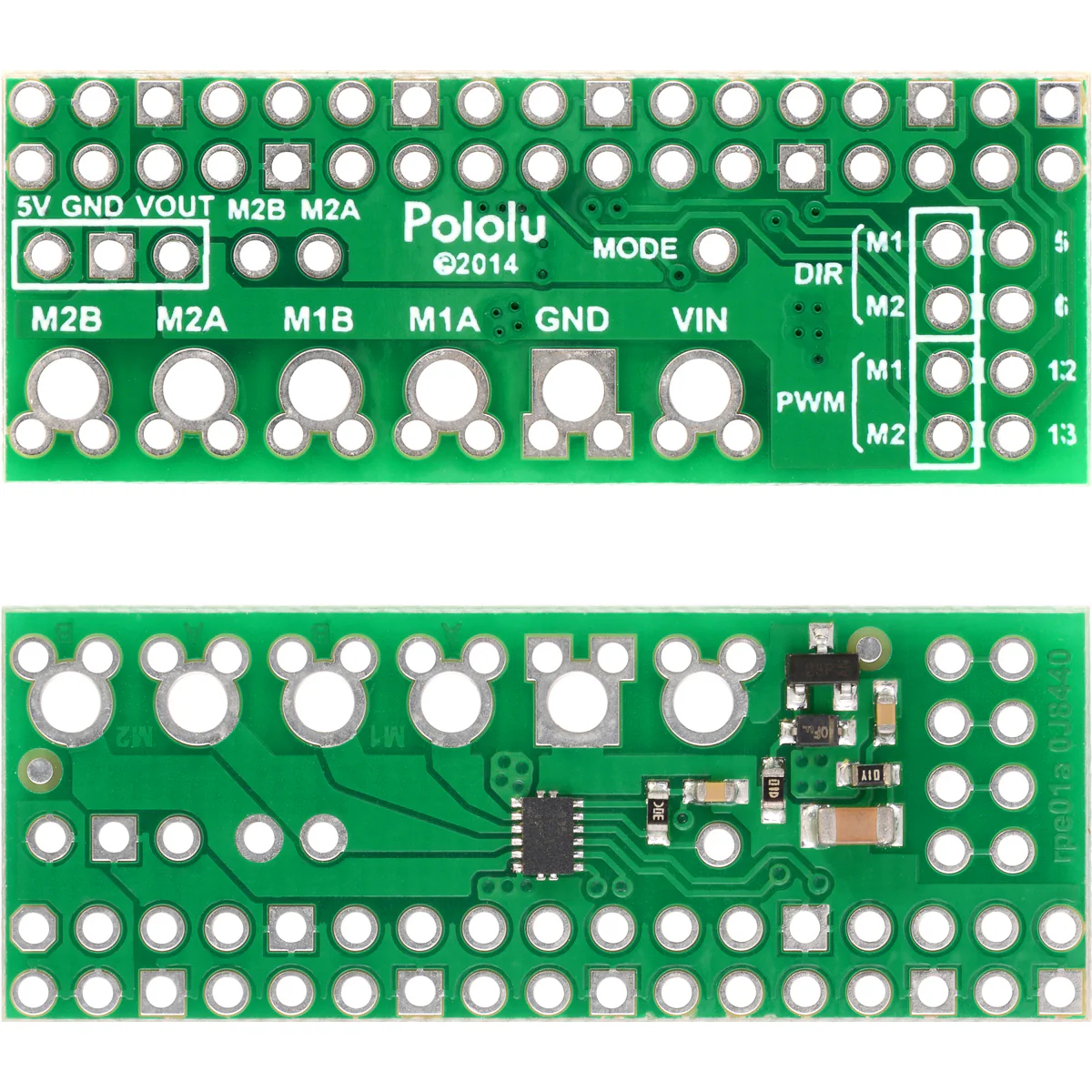 Pololu DRV8835 Dual Motor Driver Kit for Raspberry Pi - Image 6