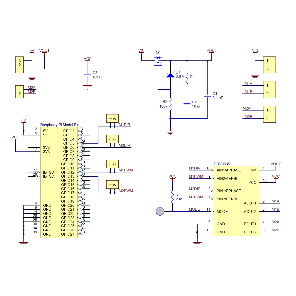 Pololu DRV8835 Dual Motor Driver Kit for Raspberry Pi - Image 7