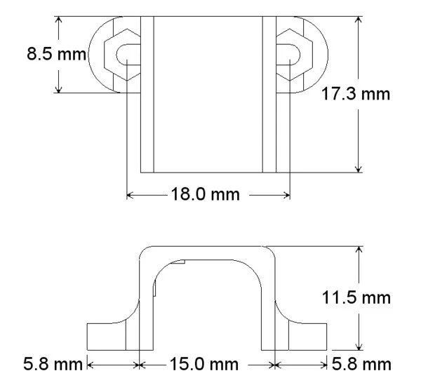 Micro Metal Gearmotor Bracket Pair - Image 4