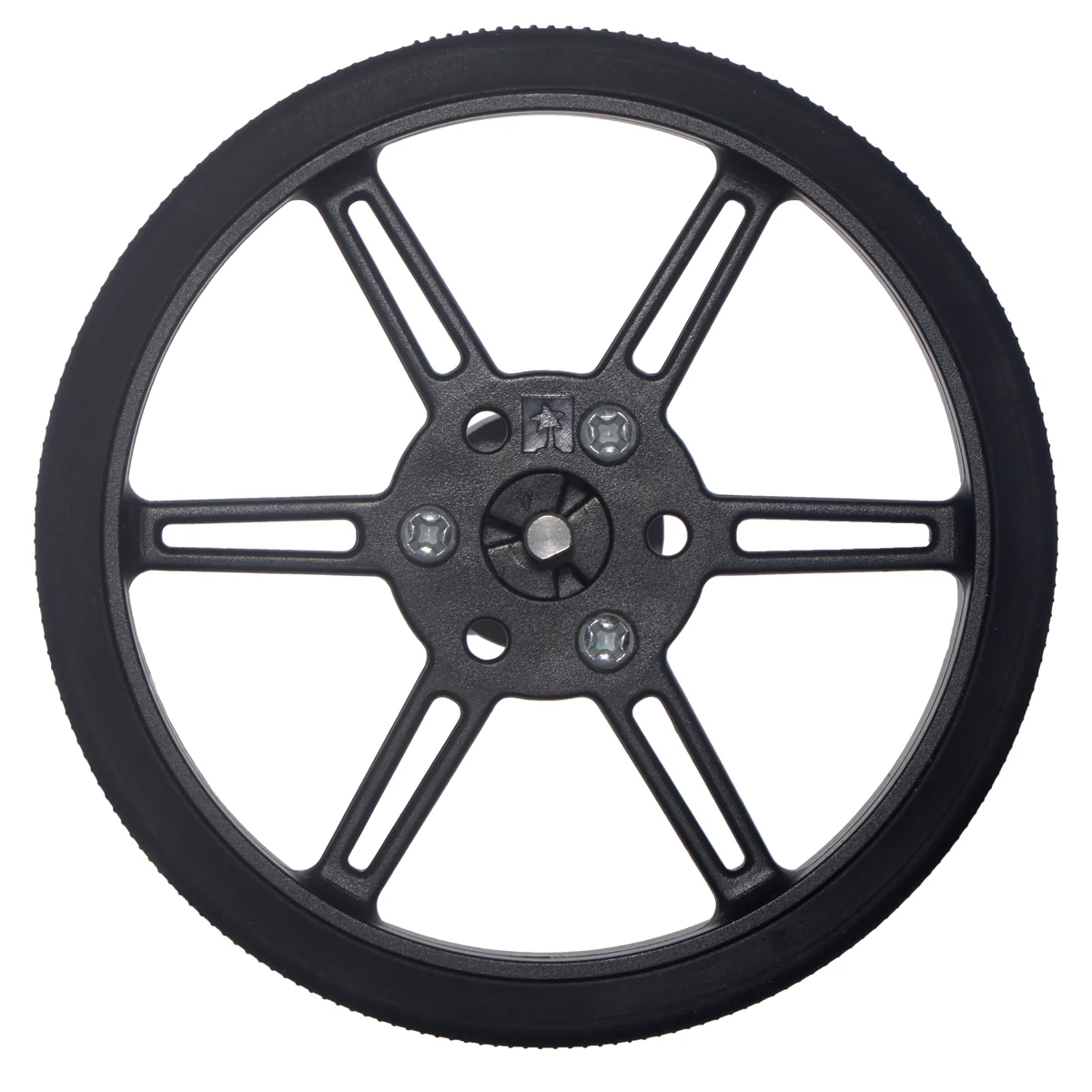 Pololu Multi-Hub Wheel w/Inserts for 3mm and 4mm Shafts - 80×10mm, 2-Pack