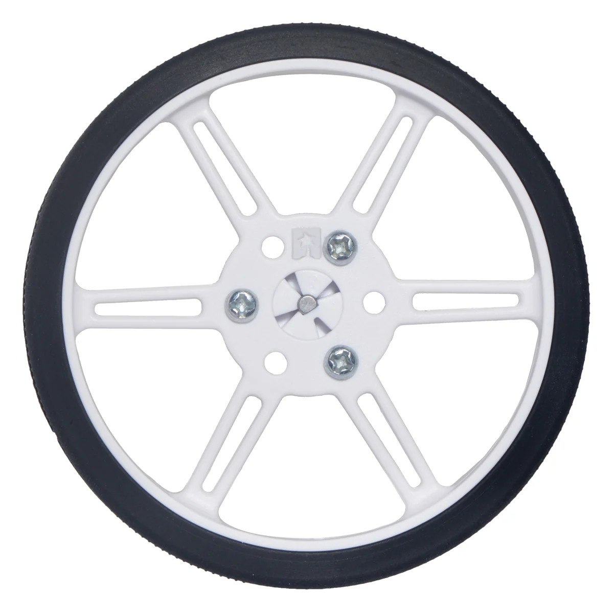 Pololu Multi-Hub Wheel w/Inserts for 3mm and 4mm Shafts - 80×10mm, 2-Pack - Image 2