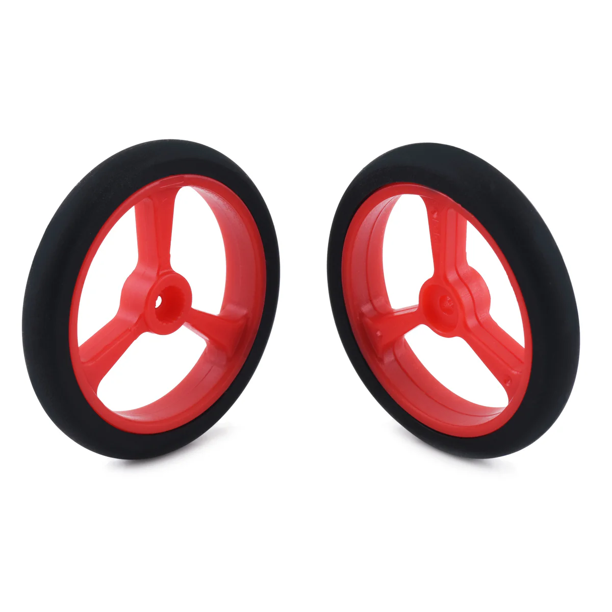 Pololu Wheel for Micro Servo Splines (20T, 4.8mm) - 40×7mm, 2 Pack - Image 2