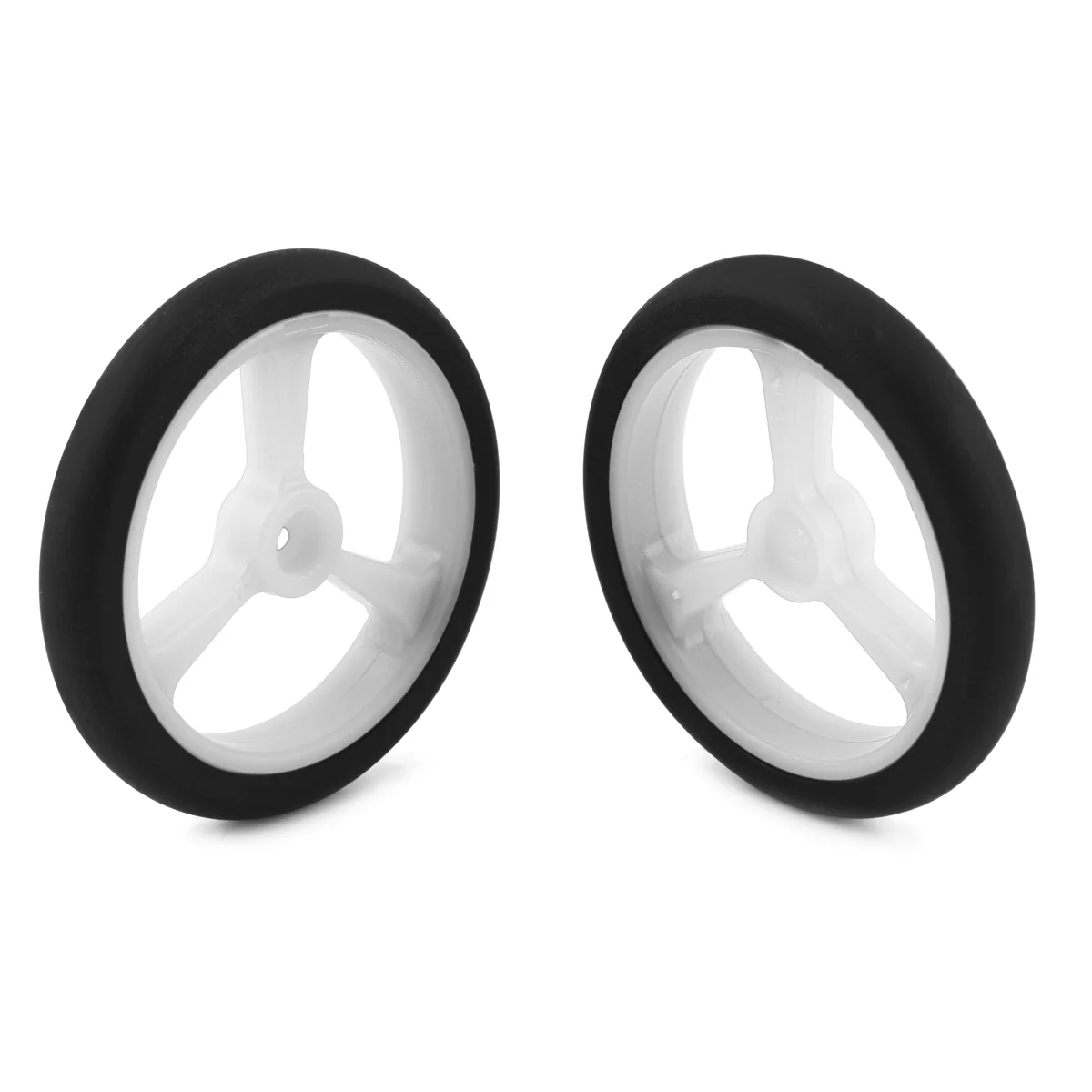 Pololu Wheel for Micro Servo Splines (20T, 4.8mm) - 40×7mm, 2 Pack - Image 3