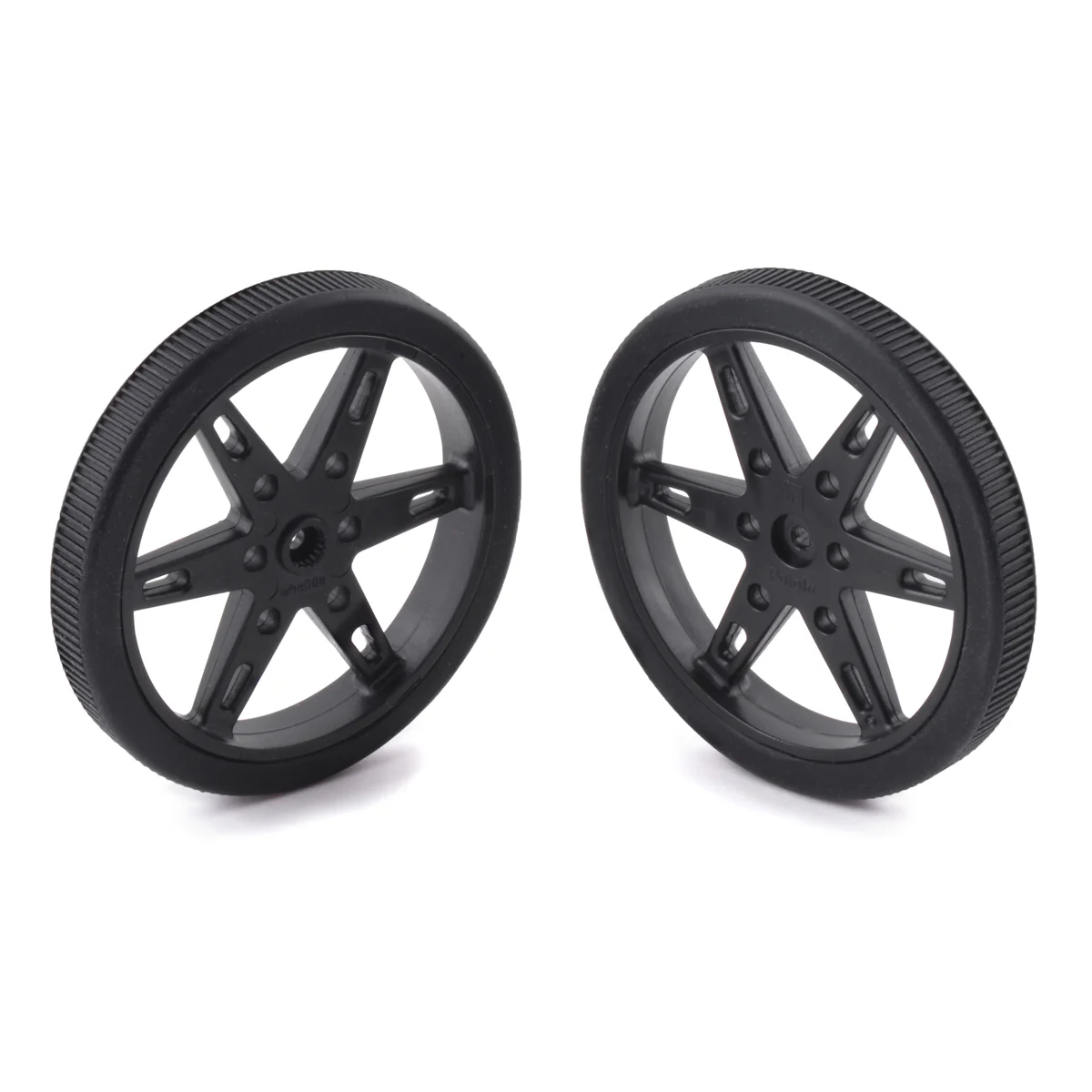 Pololu Wheel for Micro Servo Splines (20T, 4.8mm) - 60×8mm, 2-Pack