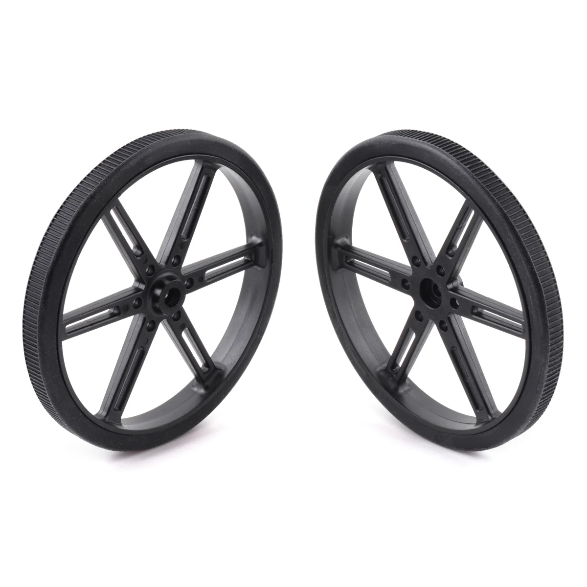 Pololu Wheel for Standard Servo Splines (25T, 5.8mm) - 90×10mm, 2-Pack