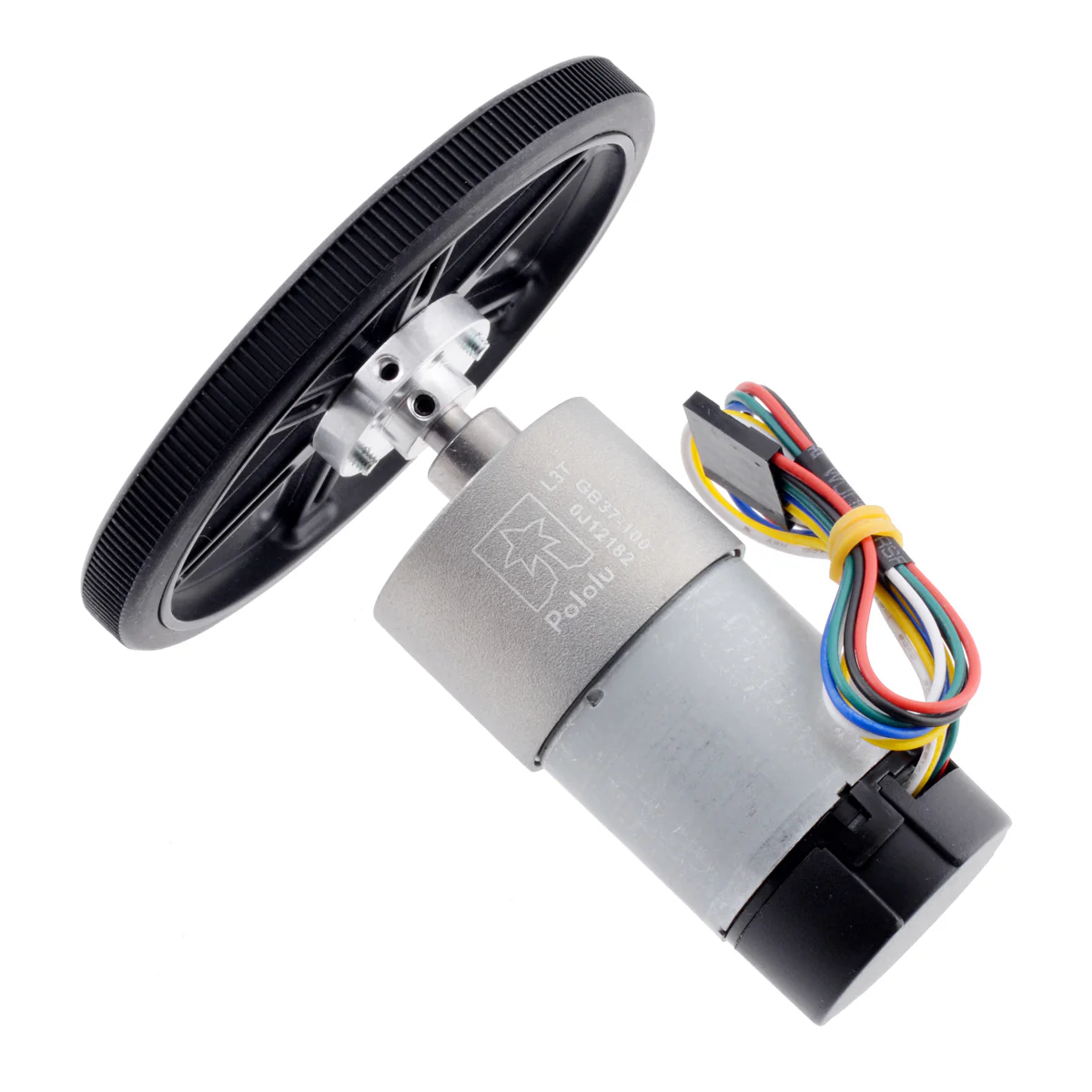 Pololu Wheel for Standard Servo Splines (25T, 5.8mm) - 90×10mm, 2-Pack - Image 5