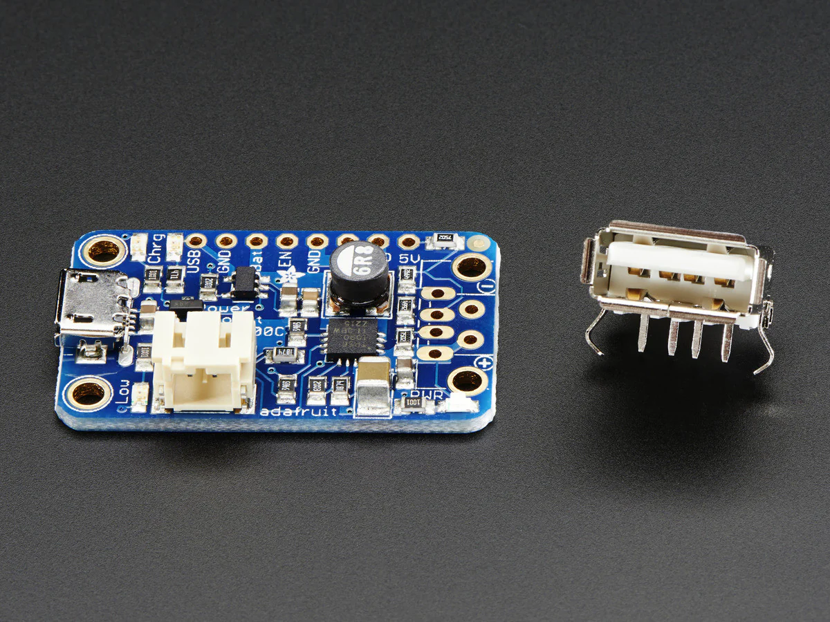 PowerBoost 500 Charger - Rechargeable 5V Lipo USB Boost @ 500mA+ - Image 3