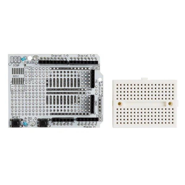 ProtoShield Prototyping Board with Mini Breadboard for Arduino® Uno - Image 3