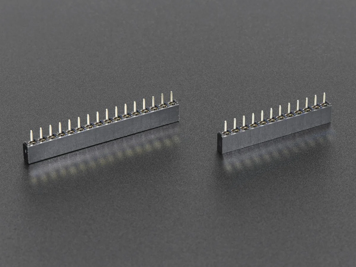 Short Feather Headers Kit - 12-pin and 16-pin Female Header Set - Image 3