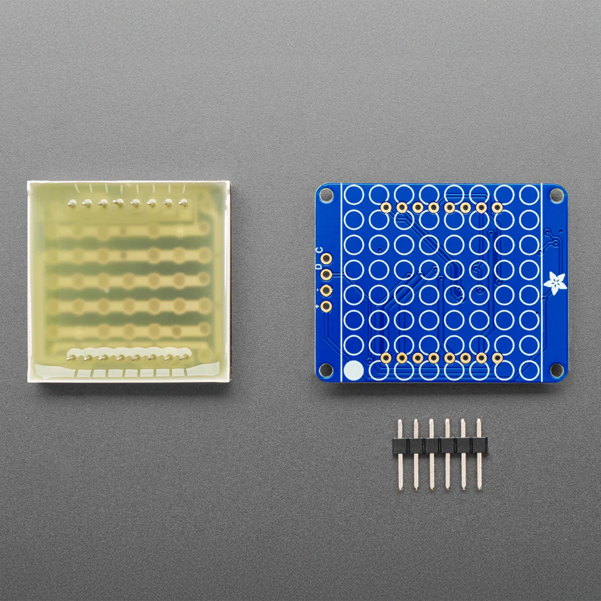 Small 1.2" 8x8 Bright Square LED Matrix + Backpack - Image 8