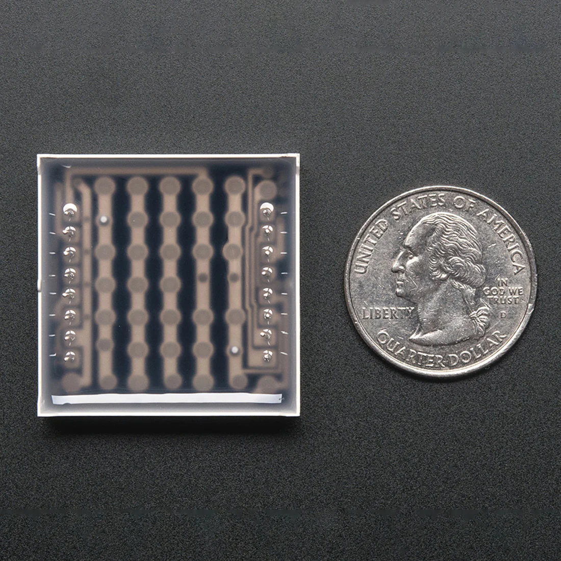 Small 1.2" 8x8 Ultra Bright Red LED Matrix - KWM-30881CVB - Image 2