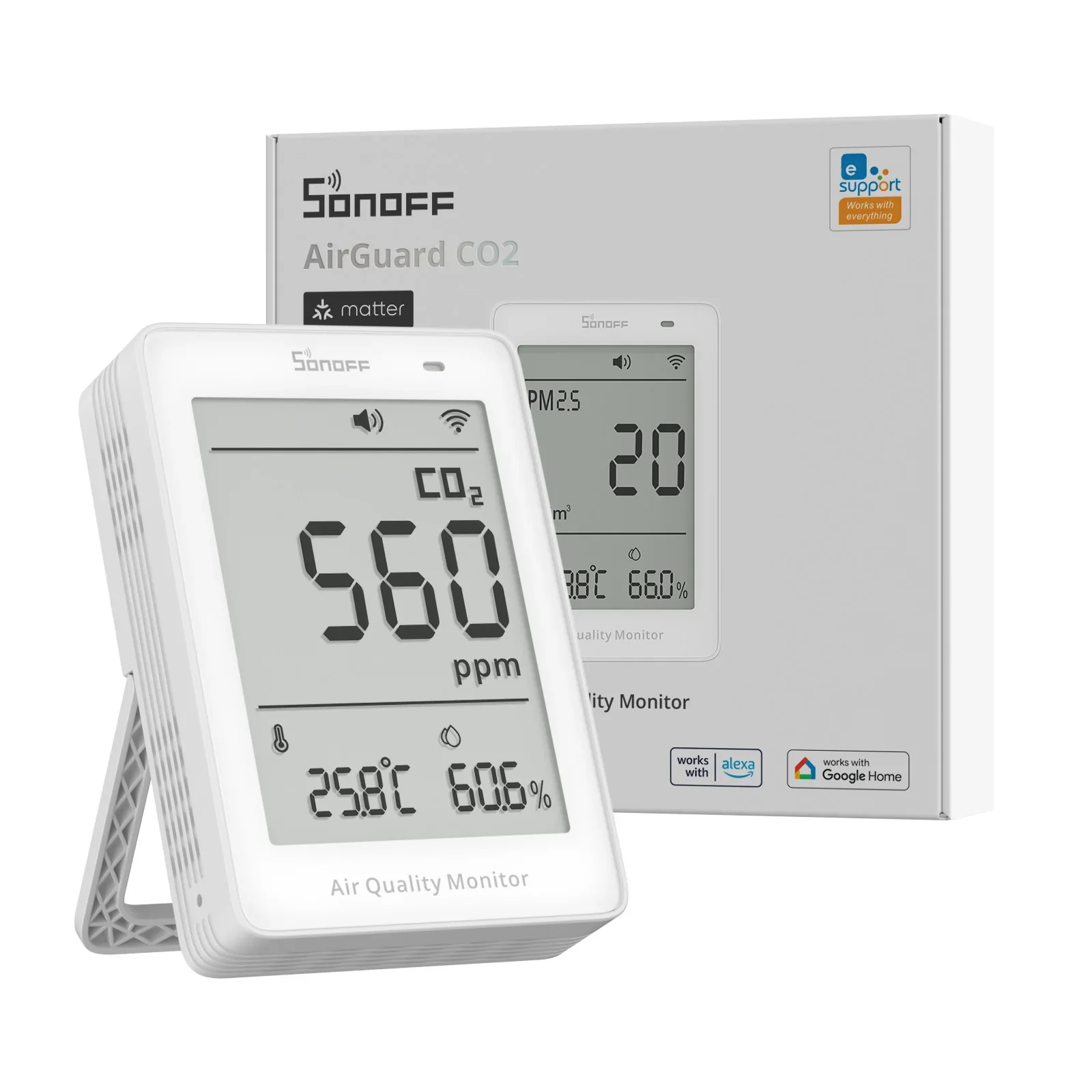 Sonoff AirGuard CO2 Matter Air Quality Monitor - Image 10