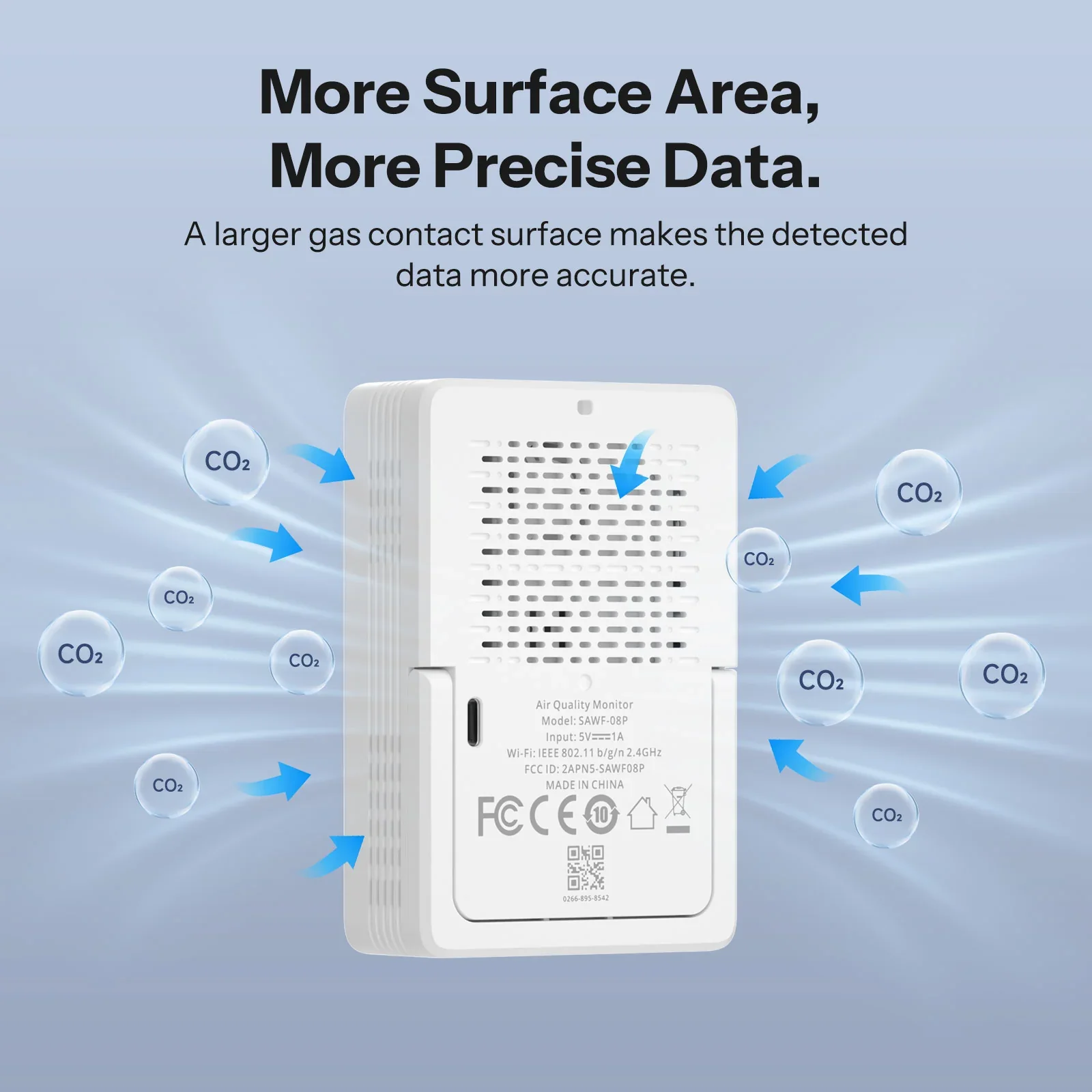 Sonoff AirGuard CO2 Matter Air Quality Monitor - Image 3