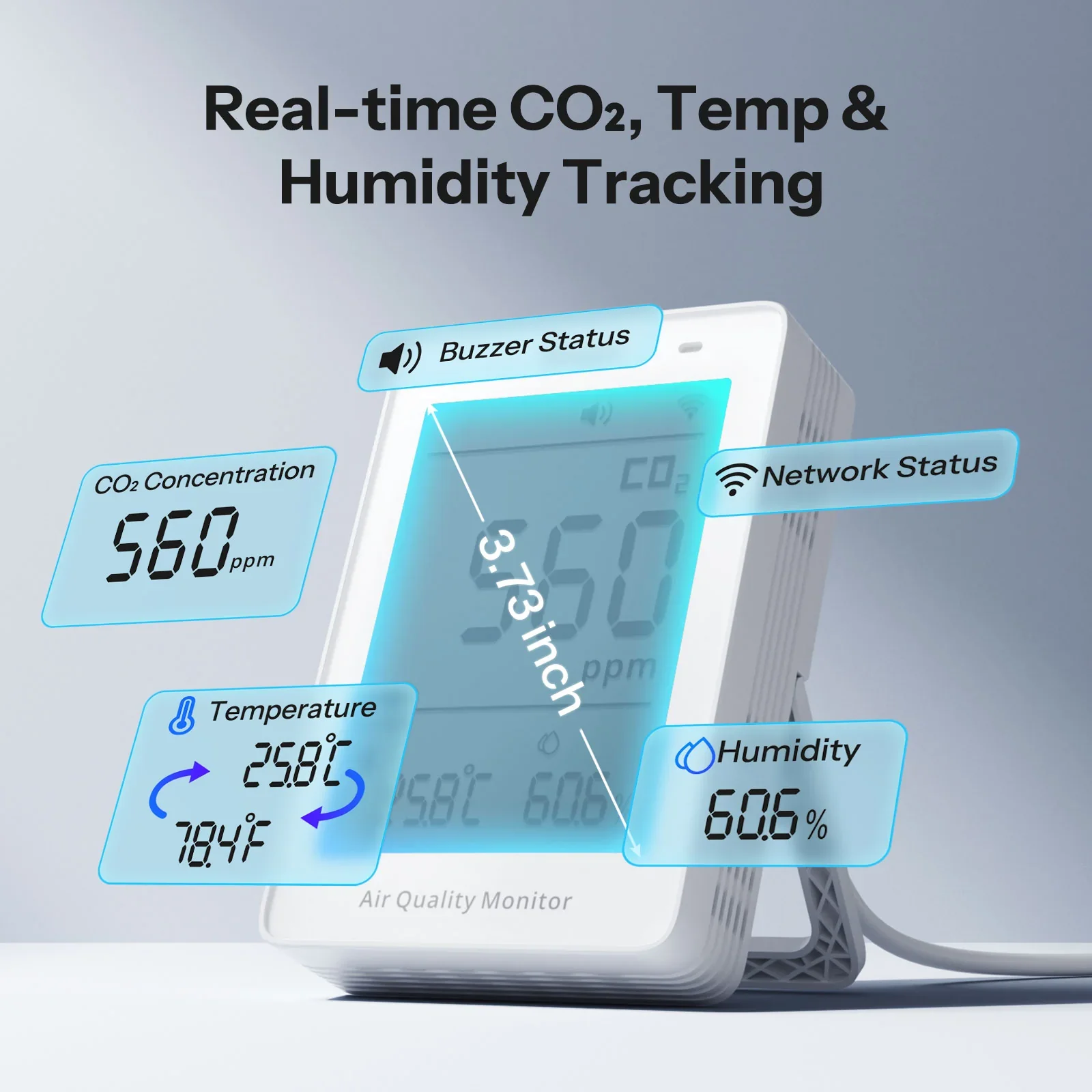 Sonoff AirGuard CO2 Matter Air Quality Monitor - Image 5